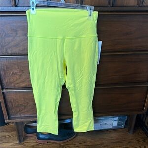 Lululemon Athletica Yellow Leggings for Activewear